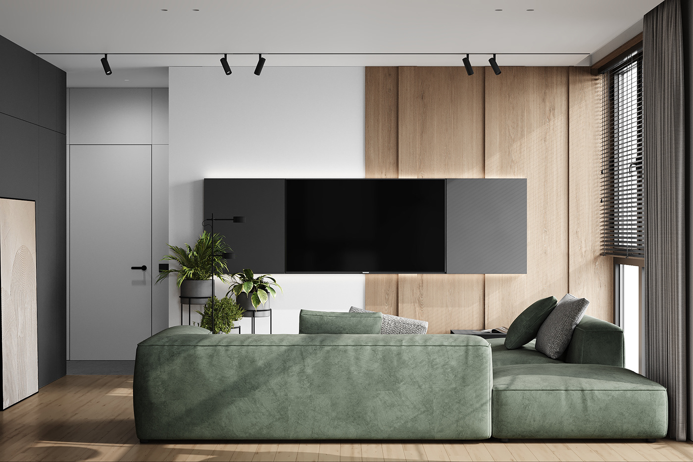 3D CGI Interior interior design  kitchen living room visualization визуализация дизайн интерьера интерьер