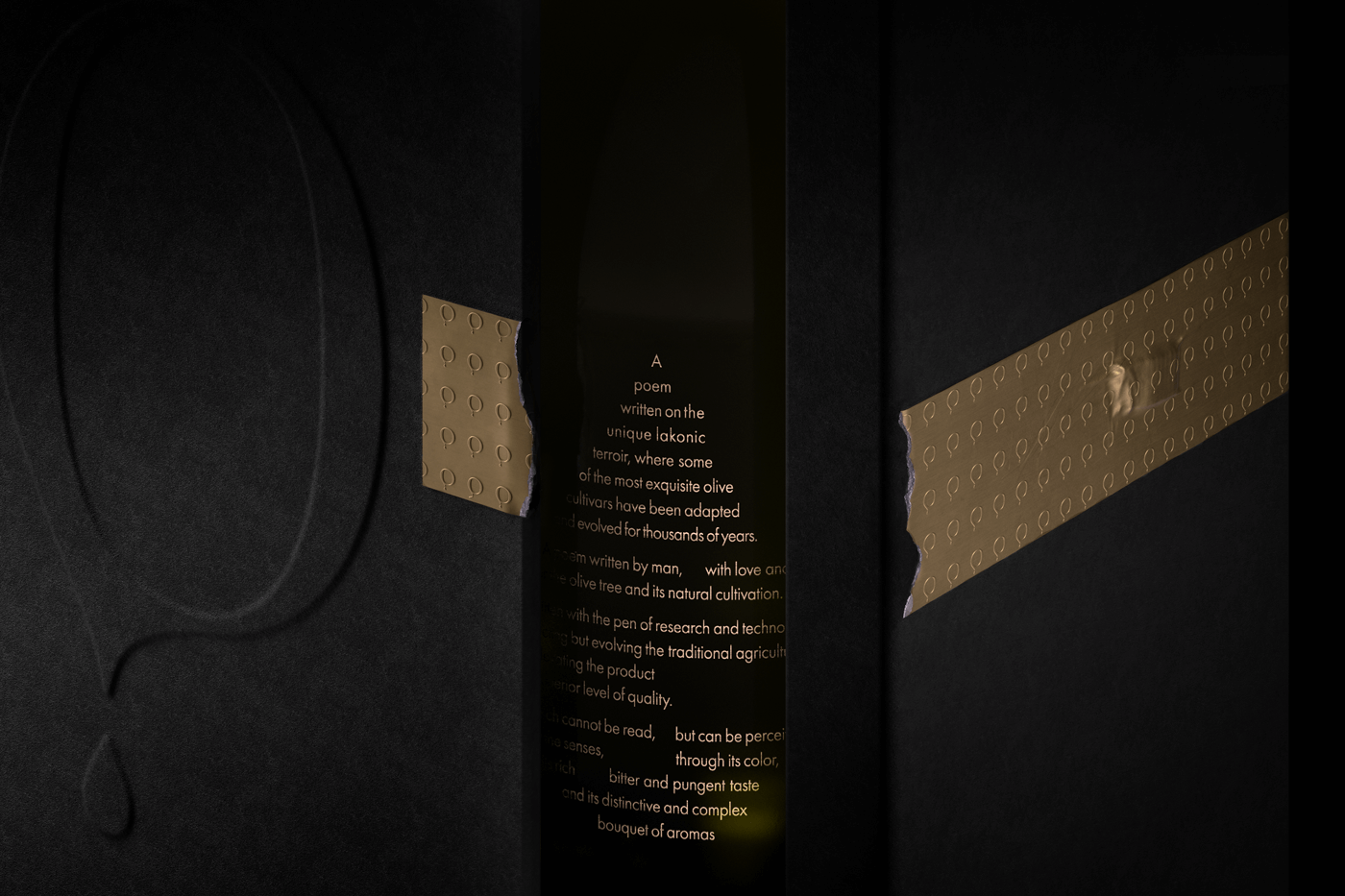 Packaging graphic design  Olive Oil brand identity branding  bottle evoo gold screen printing