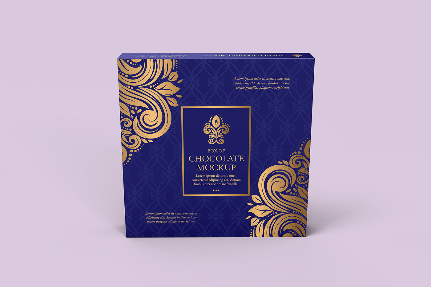 box chocolate chocolate packaging design elegant gift Mockup pralines Sweets thank you