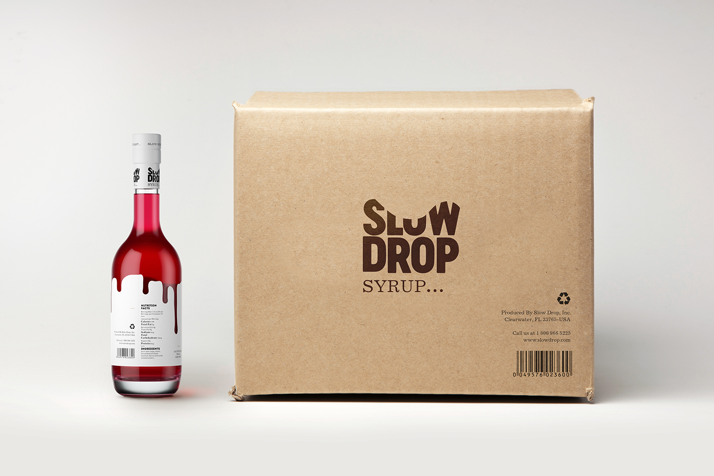 logo Packaging Pack bottle slow bar cocktails Viscous flowing