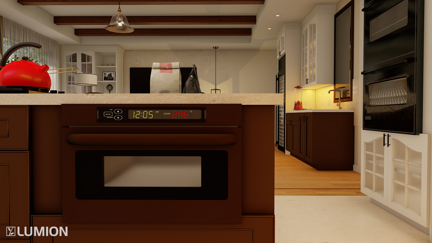 kitchen Render interior design  visualization architecture design