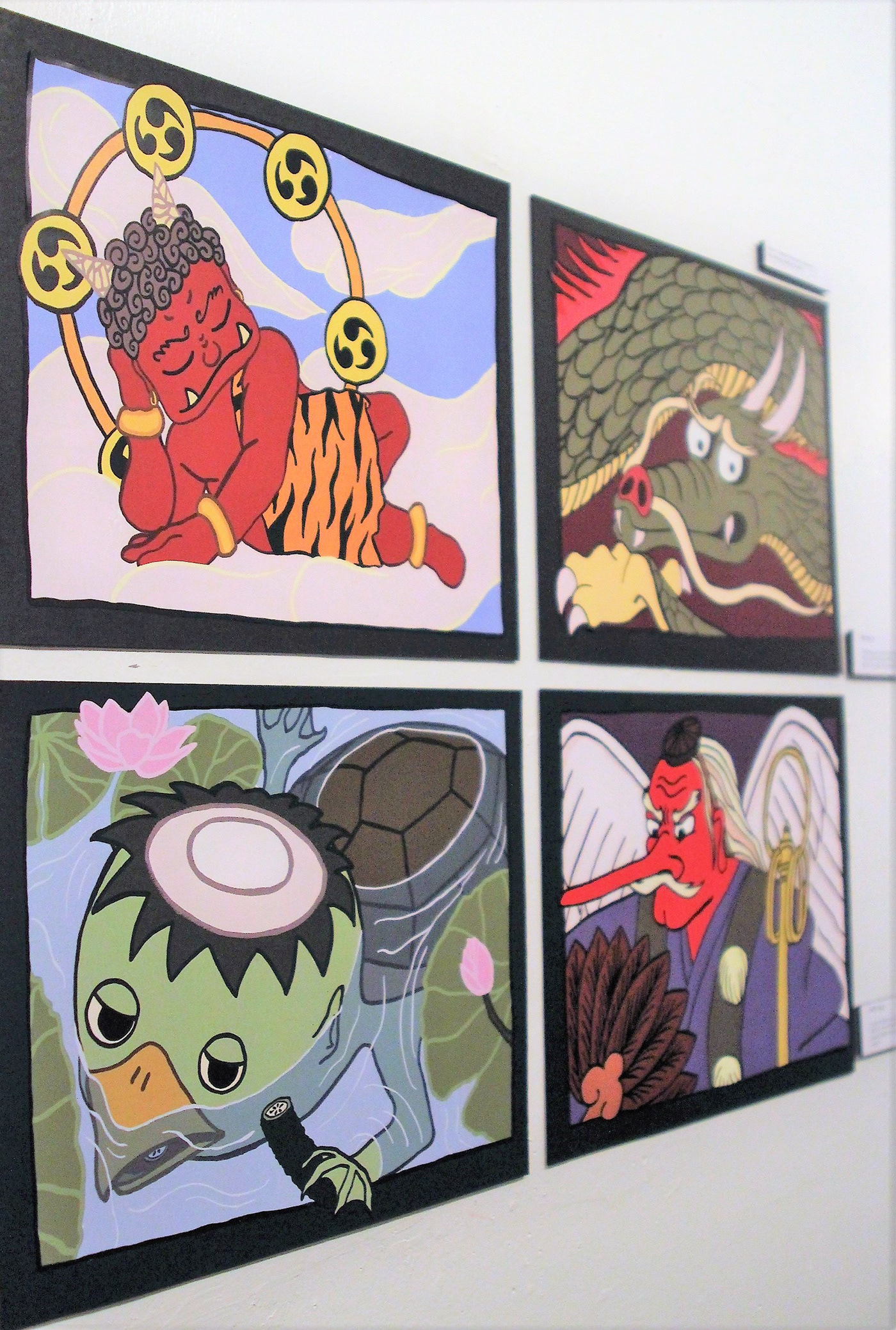 yokai monster legend creature japanese God evil kappa digital painting screen print