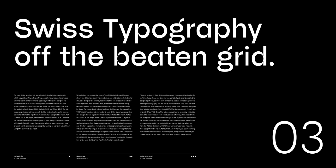Display font fontwerk grotesk sans serif type design type foundry Typeface typography   variable fonts