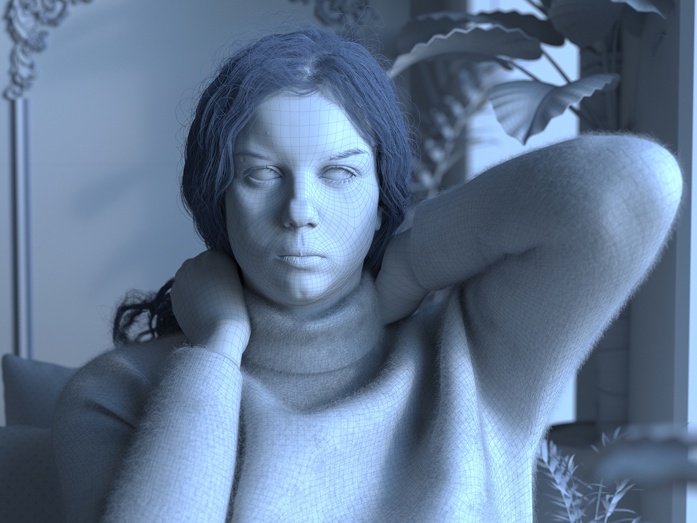 3D 3d modeling Character design  Digital Art  photorealism portrait Render sculpting  tutorial Zbrush