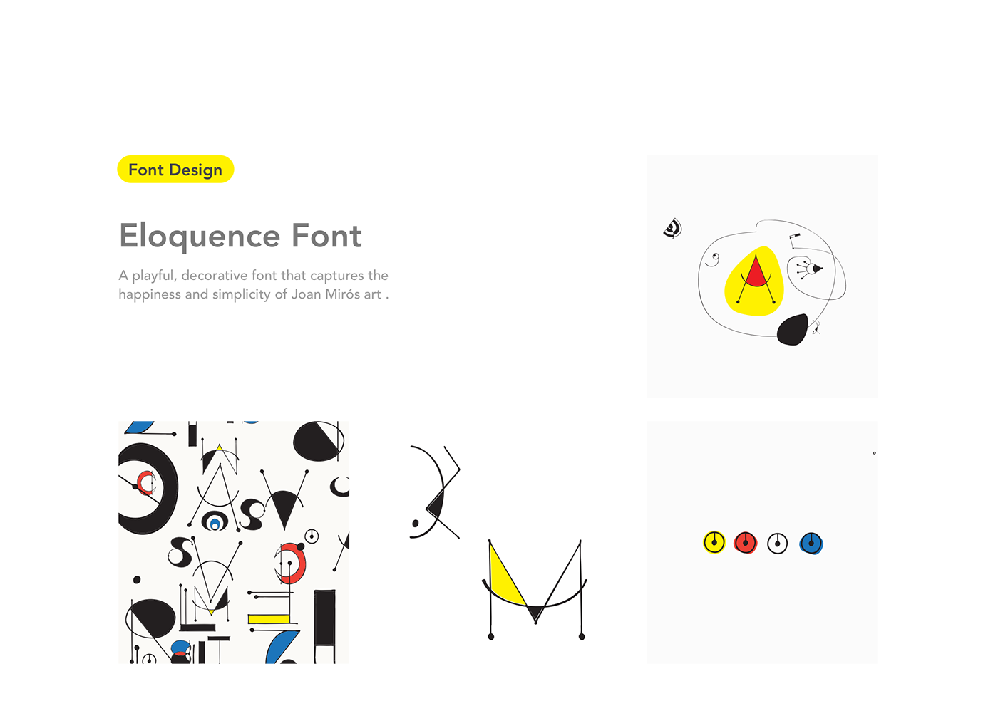 Joan Miró miro Cátedra Gaitto fadu buenos aires alfabeto tipografia typography  