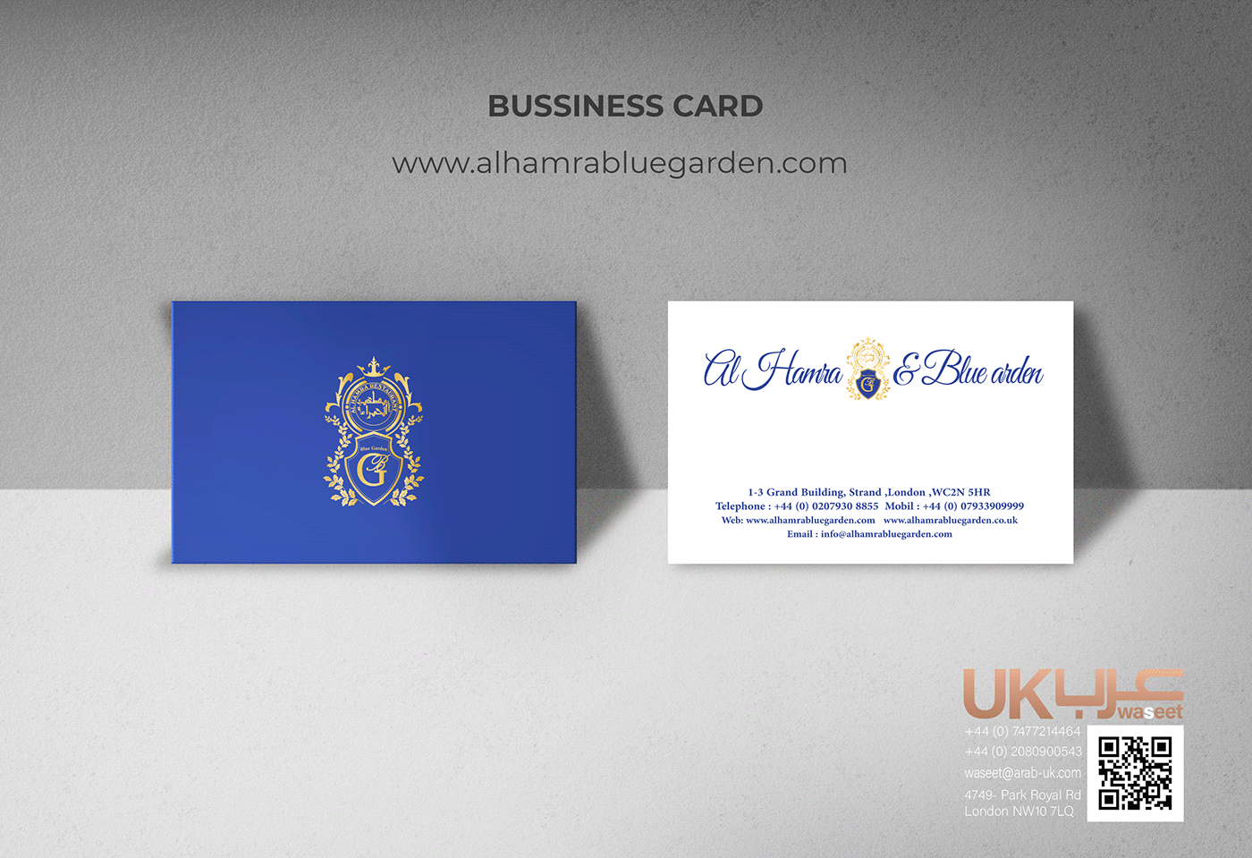 business card logo