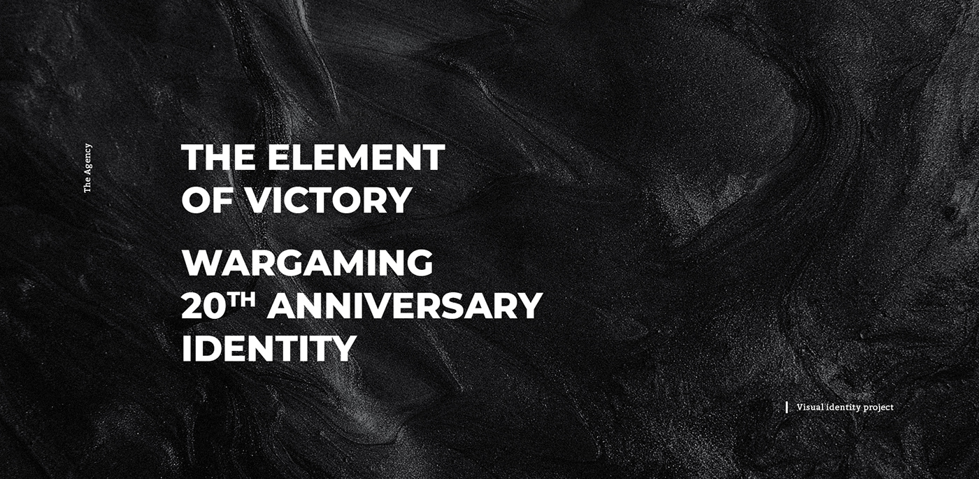 identity branding  Style Guide wargaming anniversary Logotype element Platinum celebrate