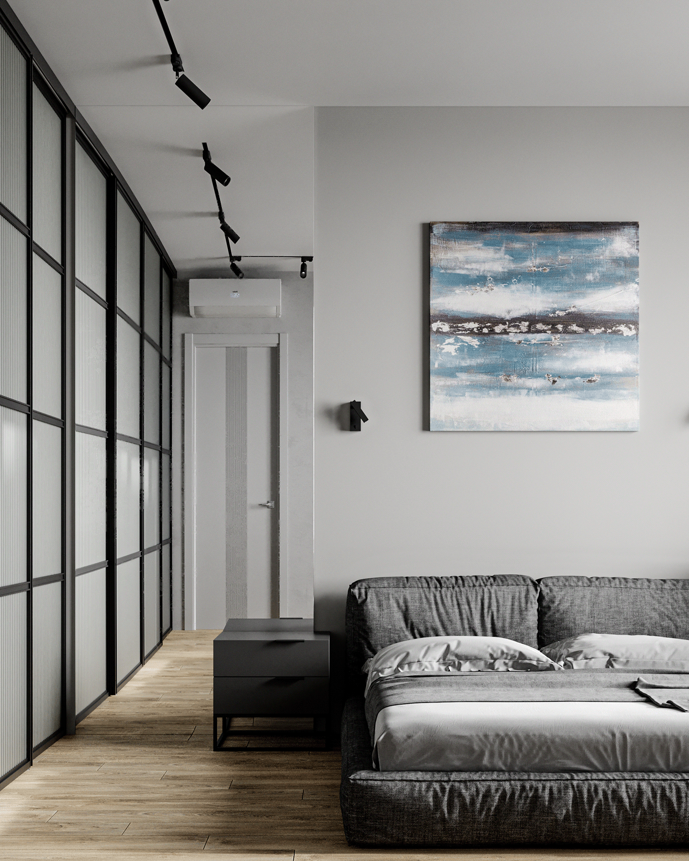 3D apartment architecture bedroom design Interior interior design  modern room visualization