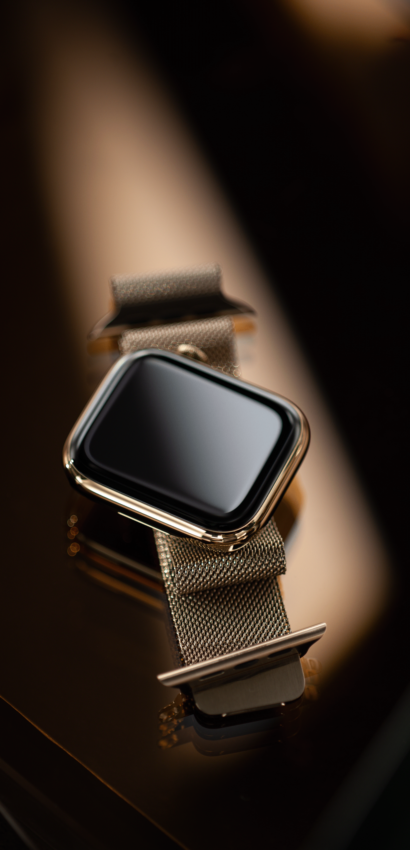 apple apple watch time gold clock watch table