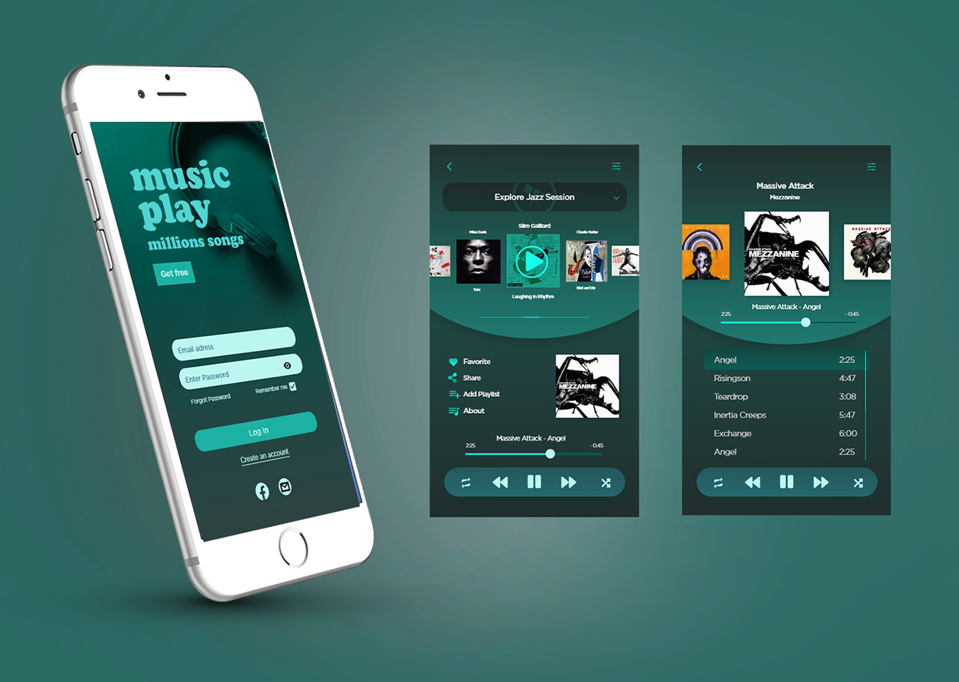 UI ux product design  uı ux desıgn app application Mobile app mobile music music app