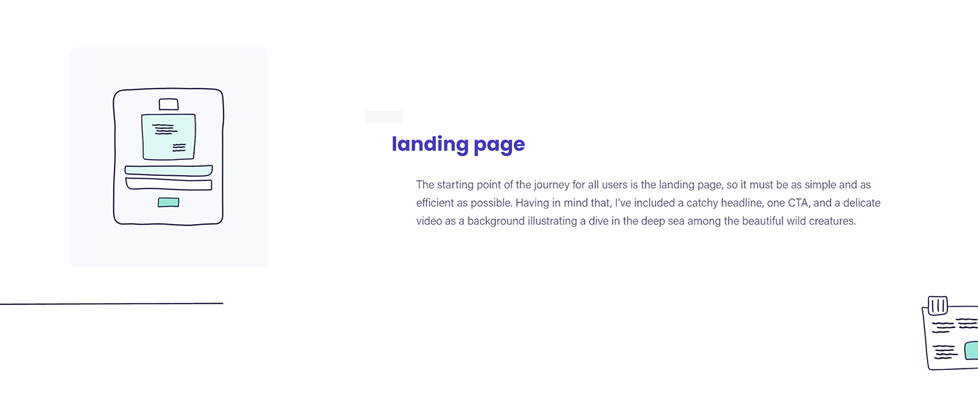 diving feedback form landing page Logo Design Ocean prototype survey UI ux Web Design 