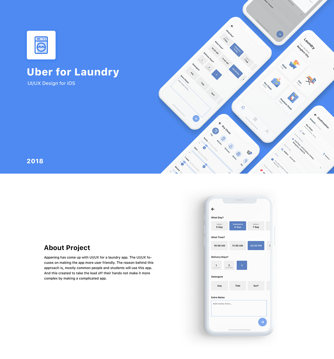 UI ux Web Design  graphic design  user interface product design  location app Uber laundry iOS App