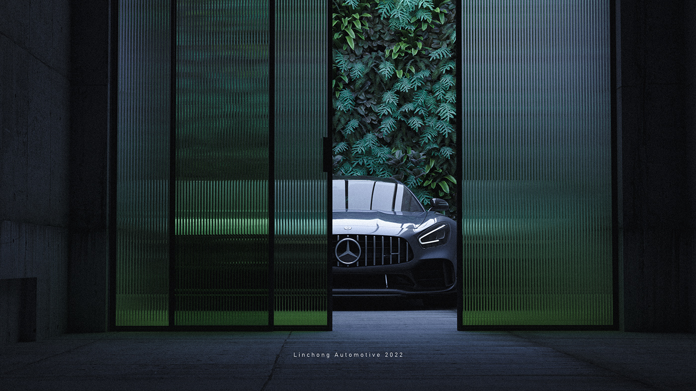 3ds max AMG Benz CGI vray