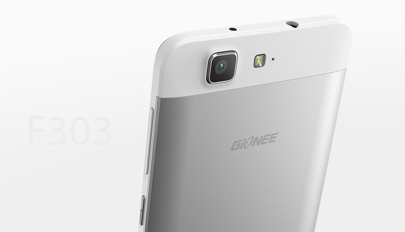 GIONEE F303 smartphone cell phone visualization