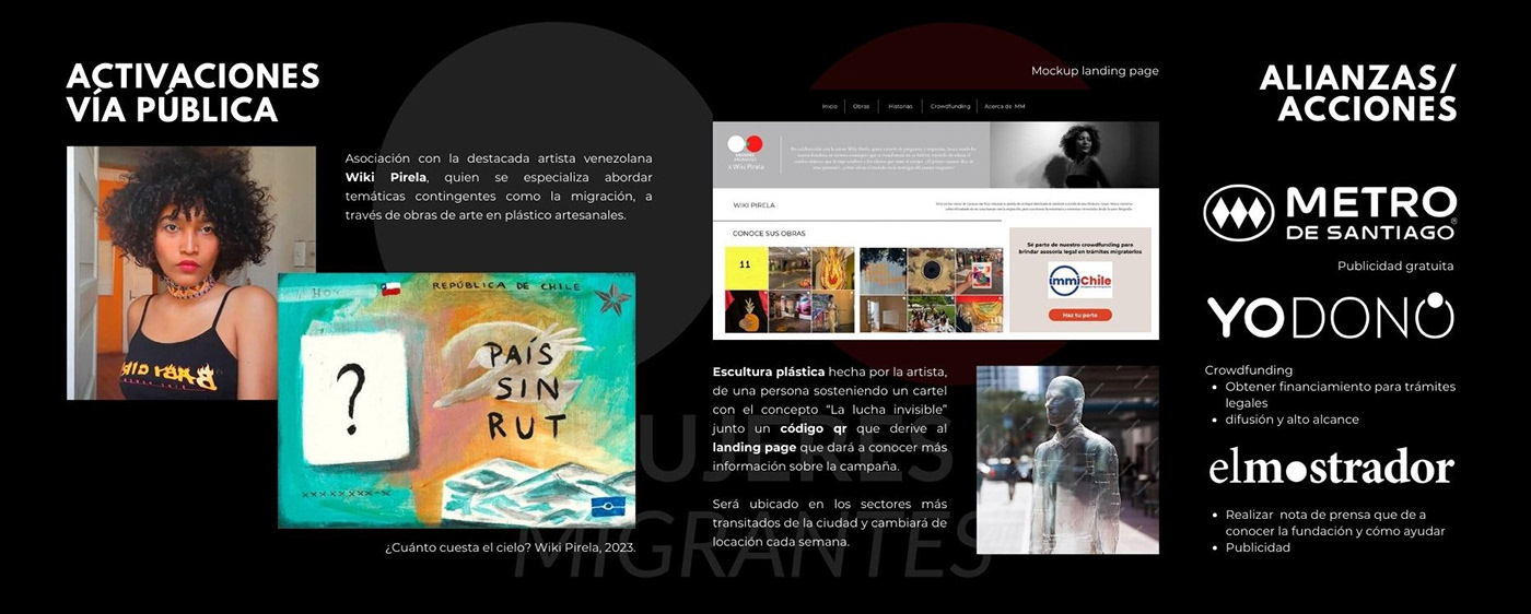 migrantes   chile publicidad redes sociales creative Advertising  marketing   campaign ads Social media post