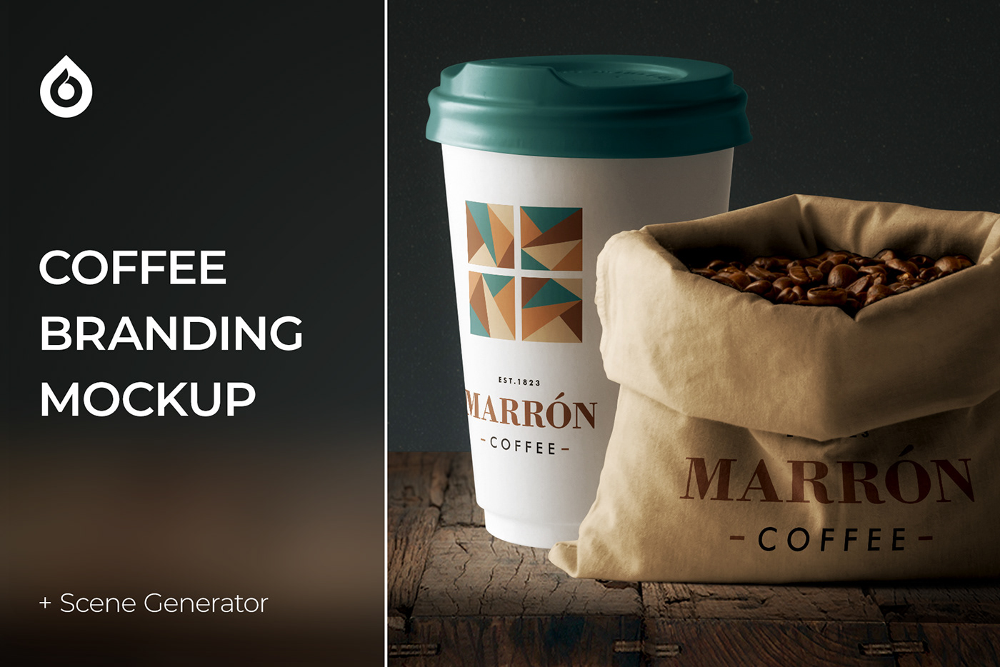 branding  Coffee coffee beans coffee cup Fabric Bag foil pack mock-up Mockup paper bag Stationery