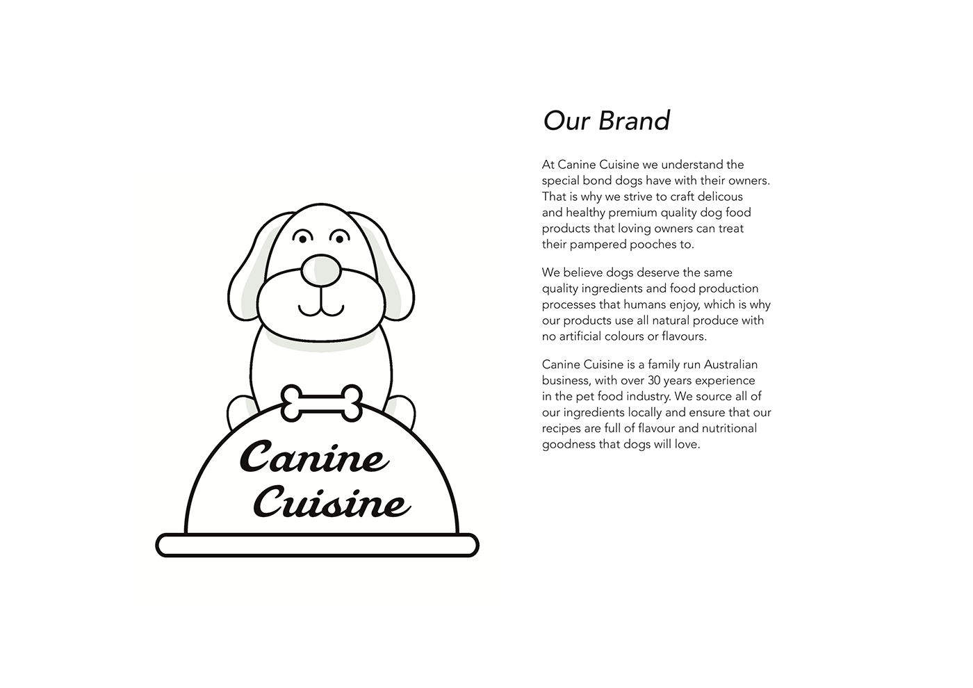 canine cuisine dog treats Pet Packaging branding  graphics product Food 