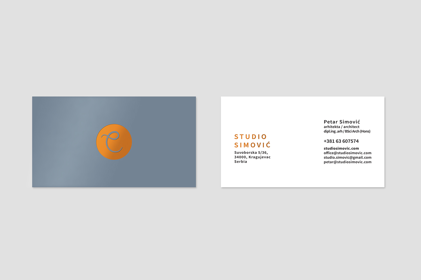 Studio Simovic identity logo company Minimalism brand identity