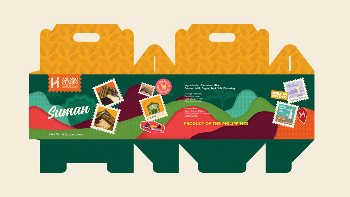 philippines Packaging Label box branding  brand identity filipino suman