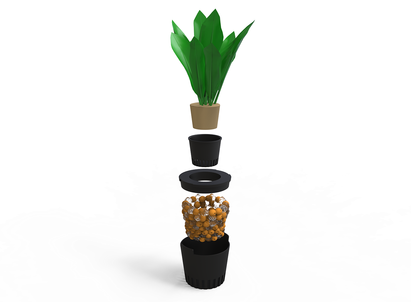 3D grow herbs hydroponics industrial design  Plant product design  Render rendering Sustainable