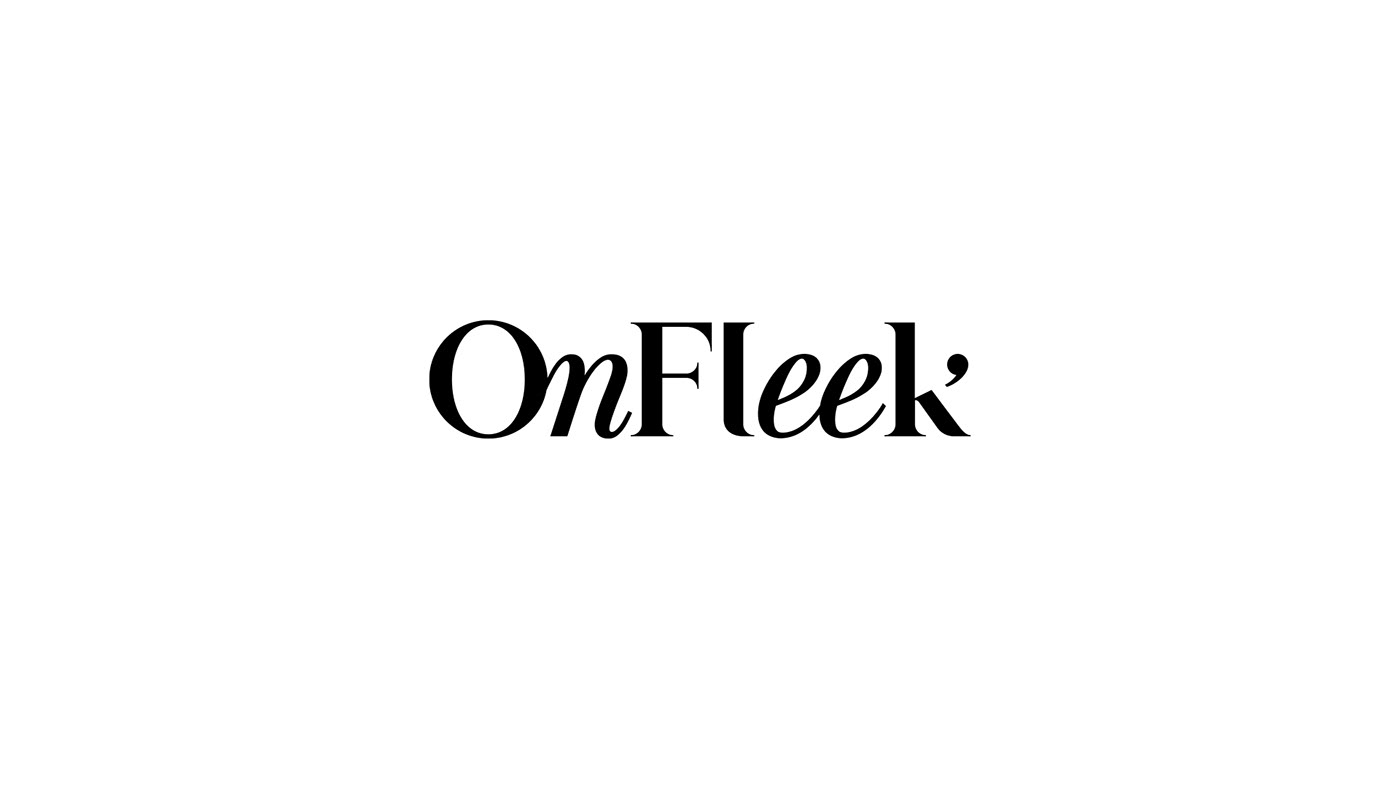 brand branding  Fashion  Label lange logo Logotype ONFLEEK