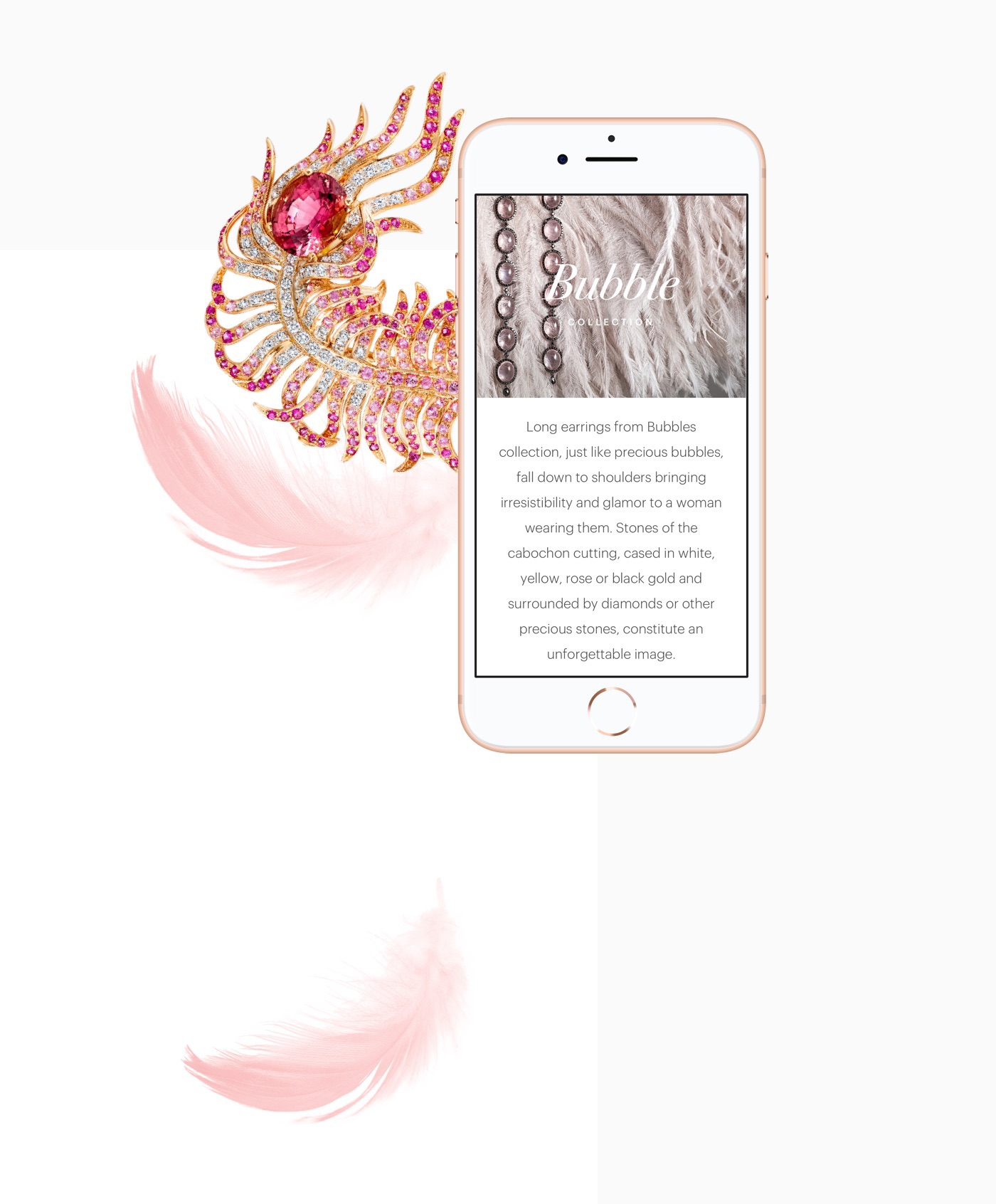 design Fashion  Jewellery luxury Web inspiration minimal mobile beauty UI