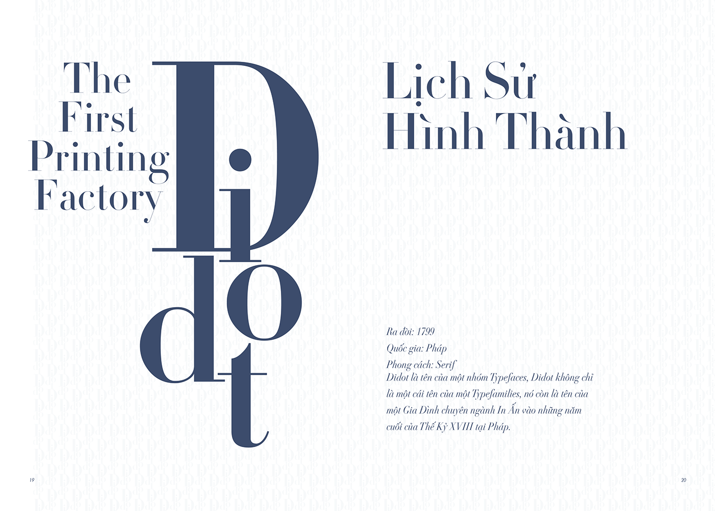 book Didot font Layout serif text type Typeface typo typography  