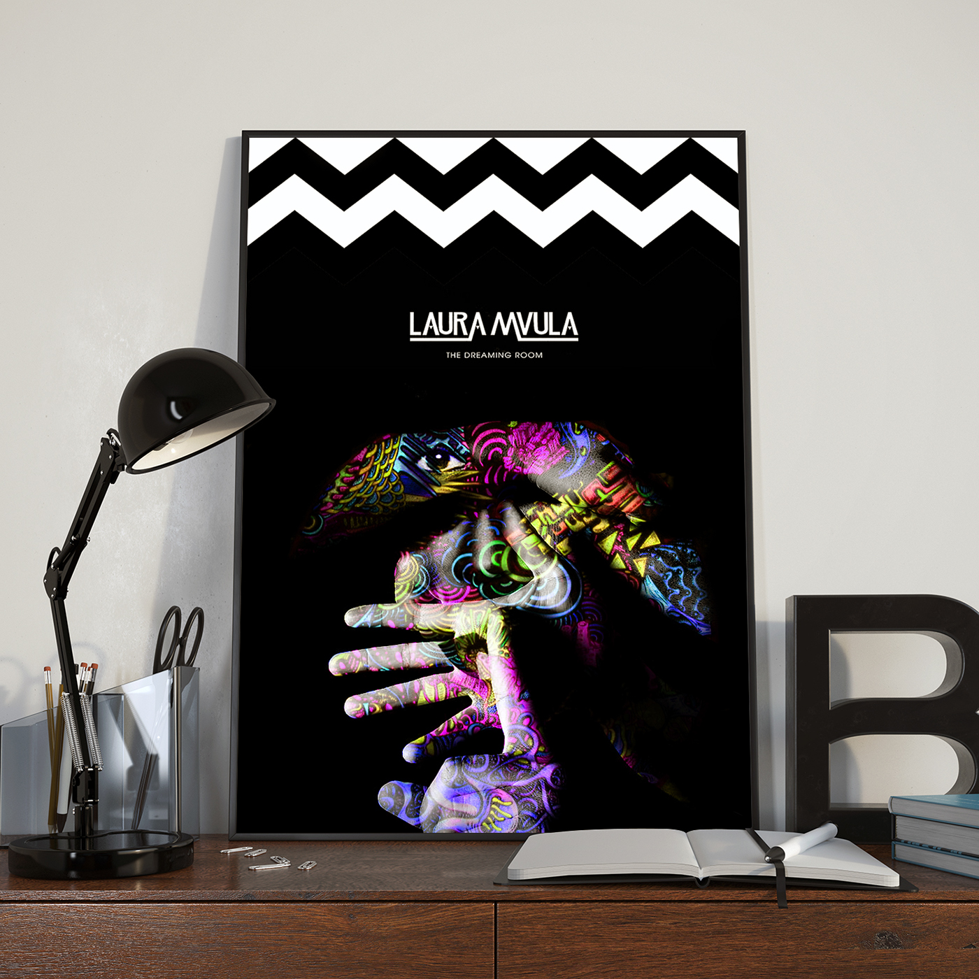 Laura Mvula Album body painting online campaign visual artwork The Dreaming Room #CreativeCloud art wacom