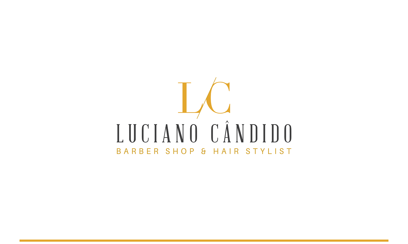 brand logo hair stylist barber shop