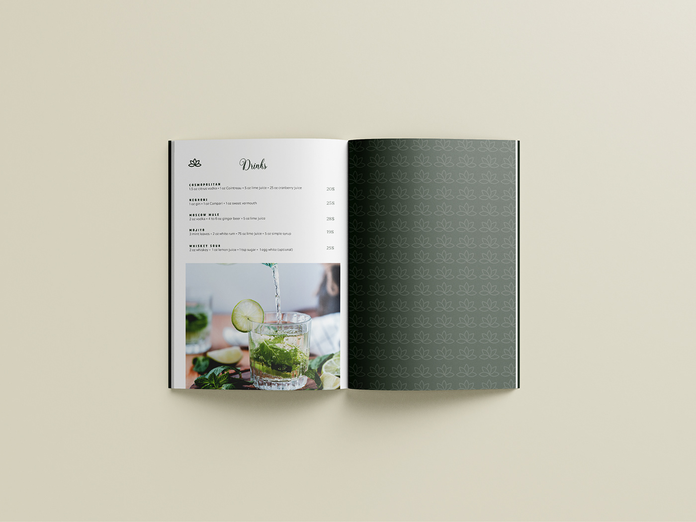 design Food  menu menu design restaurant Restuarant logo