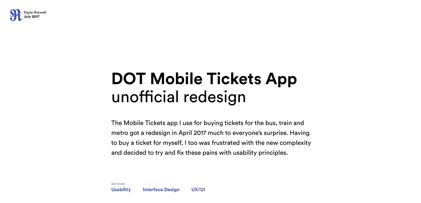 dot mobile tickets app redesign Interface design ux UI Usability