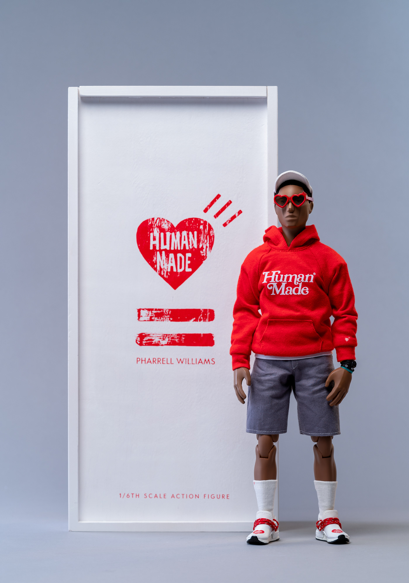 1/6 Action Figure adidas handmade human made nigo pharrell williams sneaker toy
