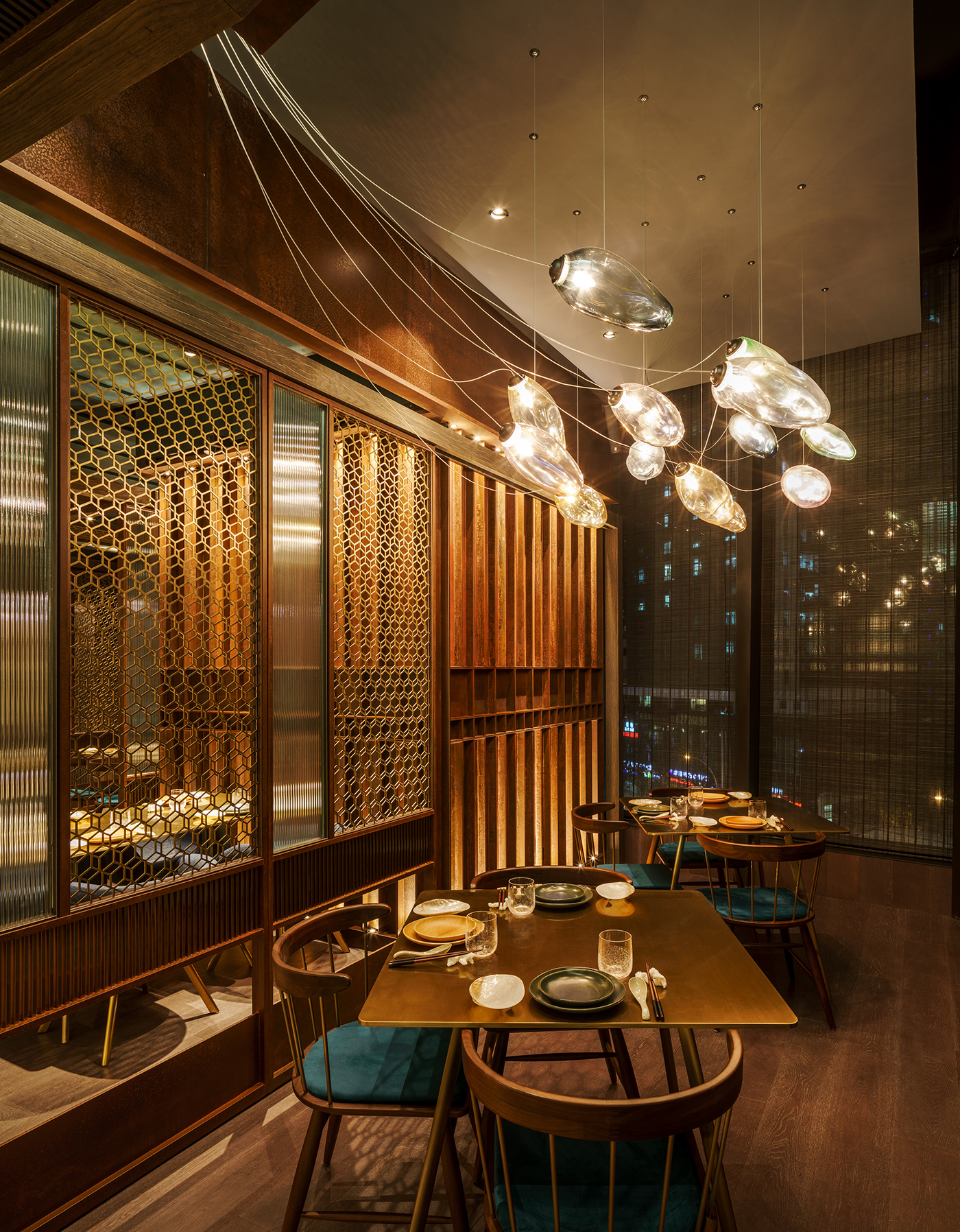 interior design  red design bar restaurant lounge japanese High End luxury china London