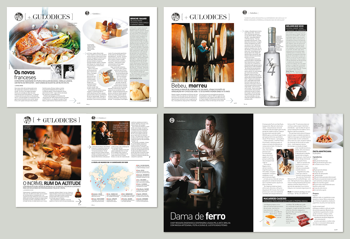 design editorial gastronomia vinho alimentação design gráfico Magazine design