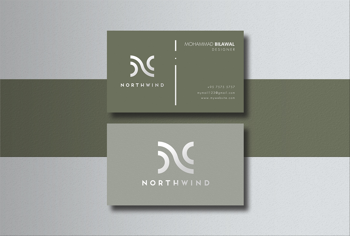 Luxury Business card mockup design with free psd file, modern business card mockup, logo mockup free