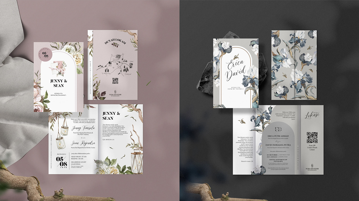 портфолио Graphic Designer Logo Design packaging design Poster Design Stationery company profile wedding invitation wedding website branding 