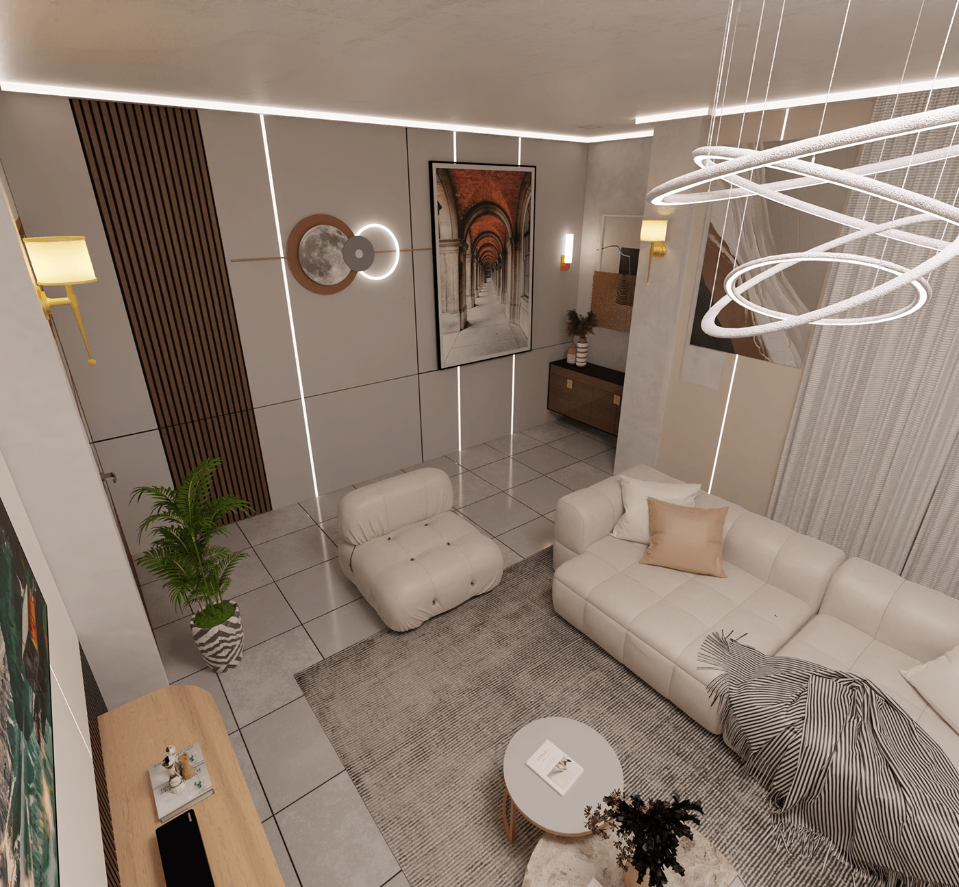 architecture 3ds max interior design  visualization Render modern 3D