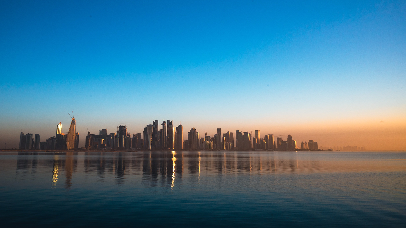 black and white doha middle east Nikon Photography nikon z6 Qatar skyline street photography towers