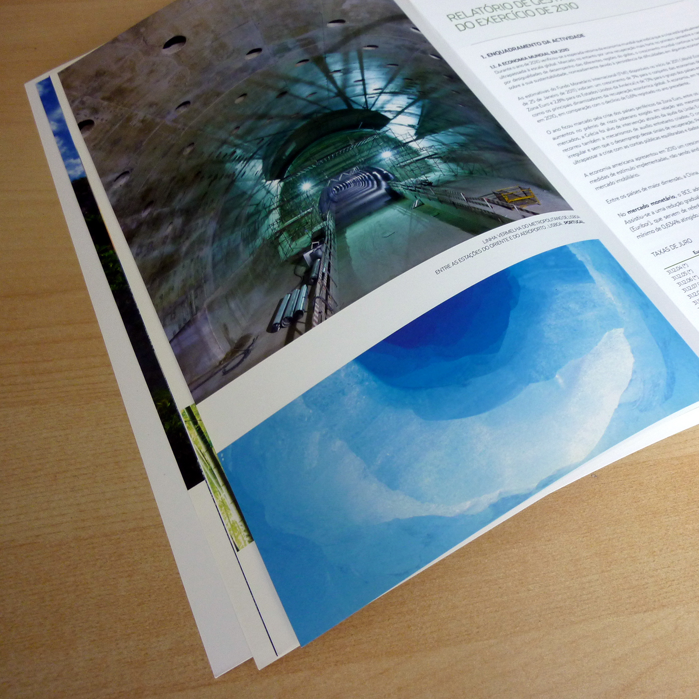 annual report relatório & contas editorial corporate layouts