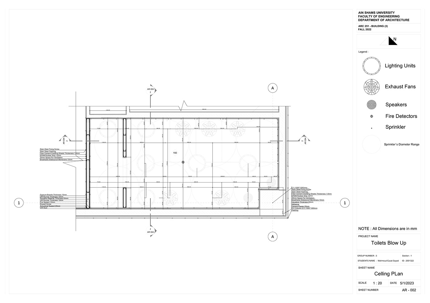shop drawing architecture AutoCAD finishing