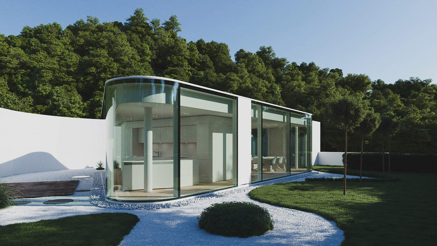 design house 3D Render corona Landscape arhitecture interioir 3dsmax CGI exterior visualisation