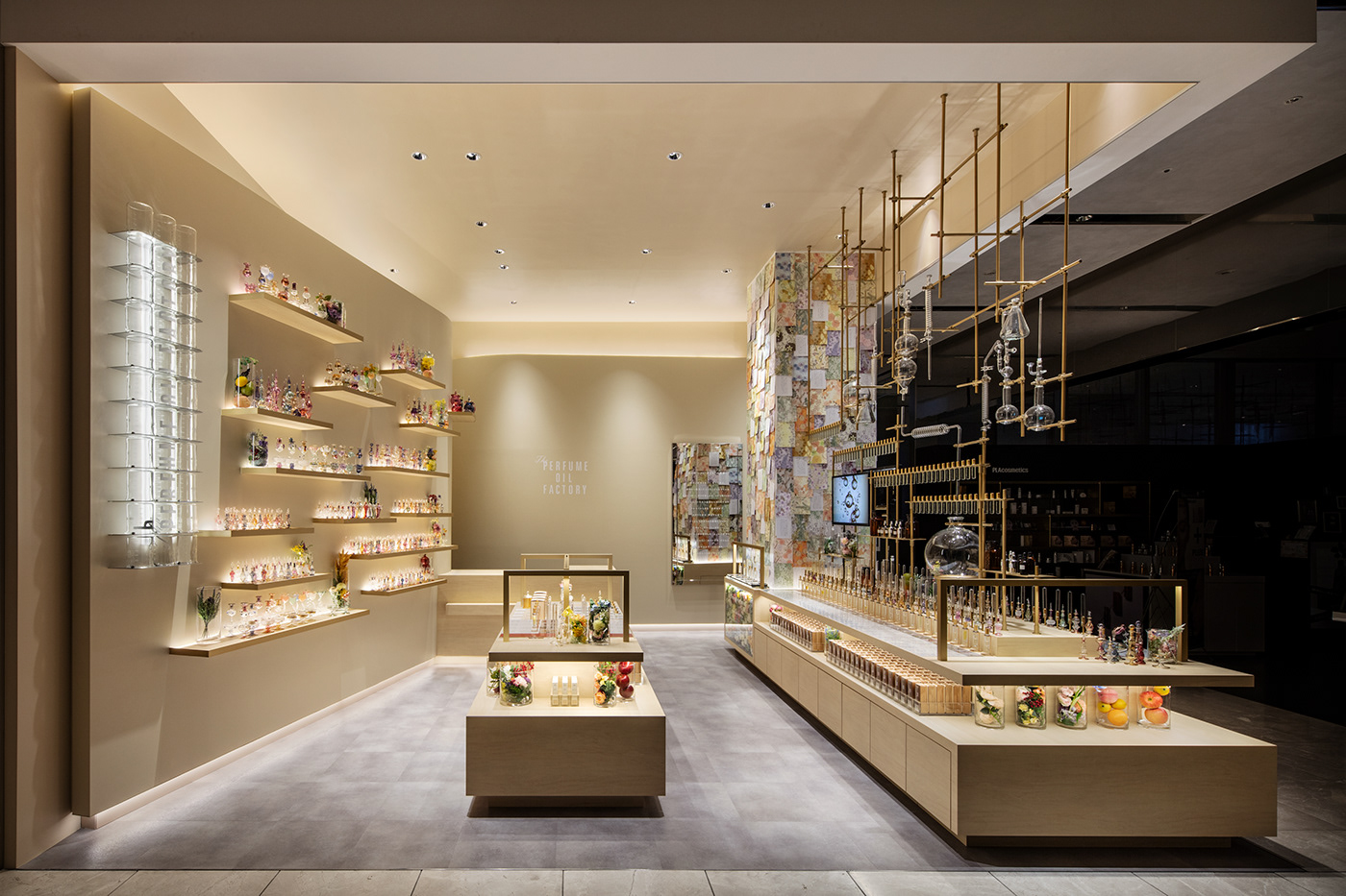 branding  commercial design Fragrance ginza Interior interior design  luxury perfume Shop design tokyo