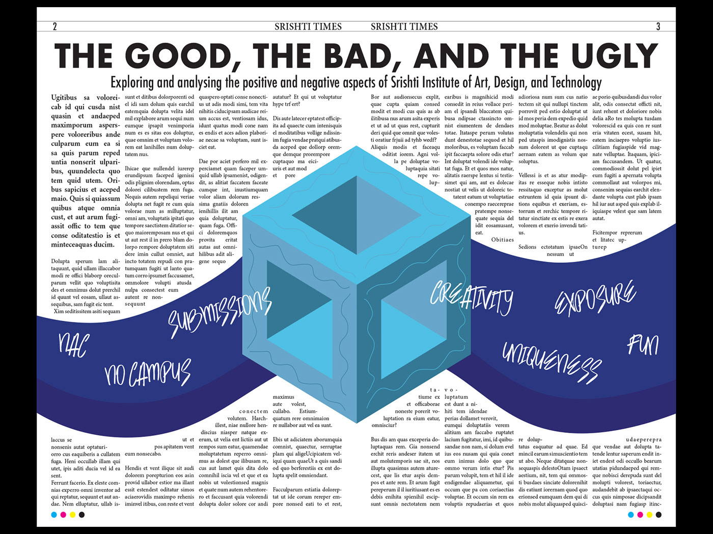 InDesign newspaper newspaper design grids Layout print