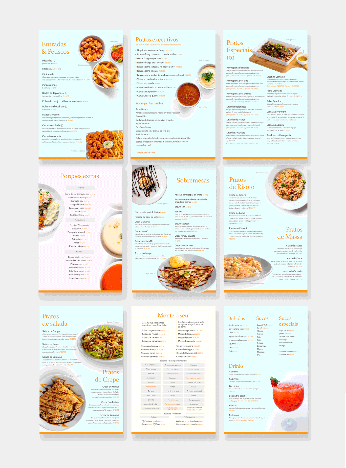 design Food  Illustrator menu photoshop restaurant