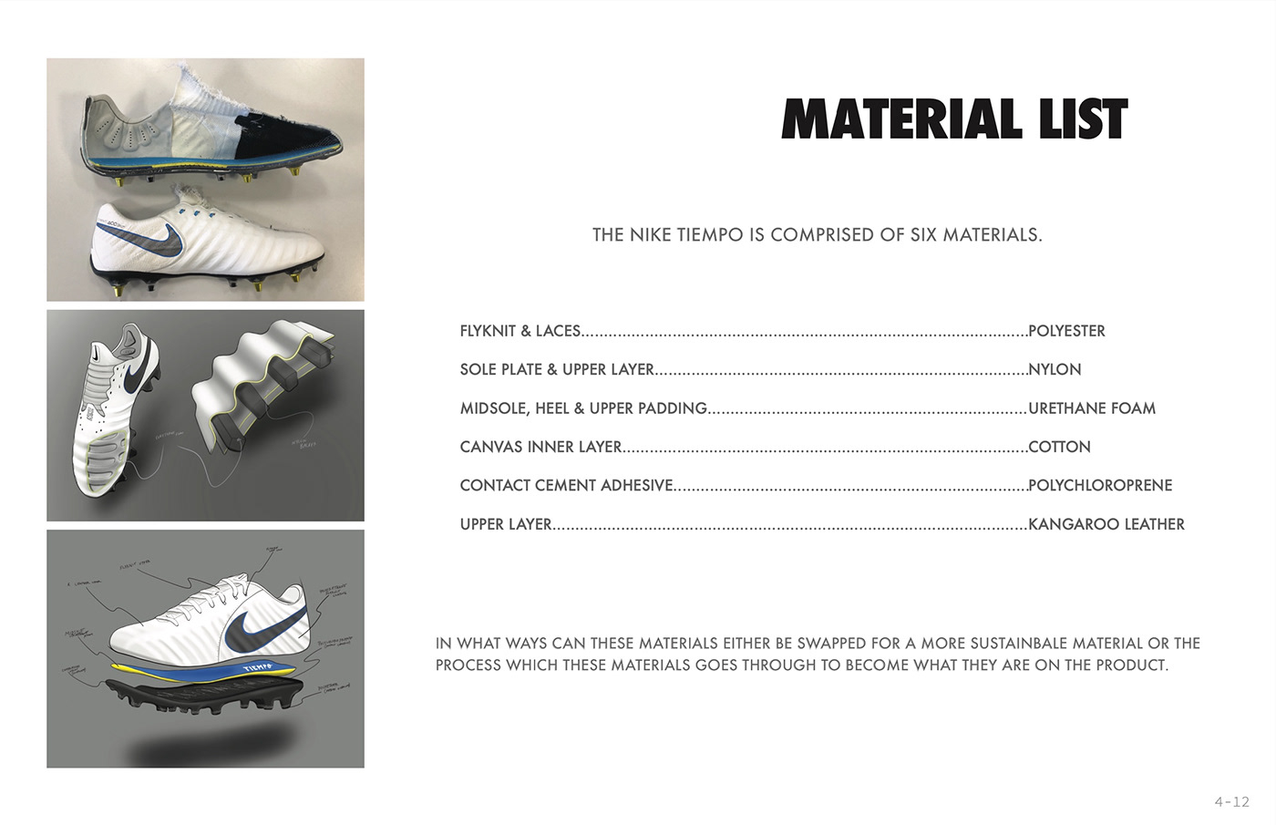 footwear design product design  Sustainability