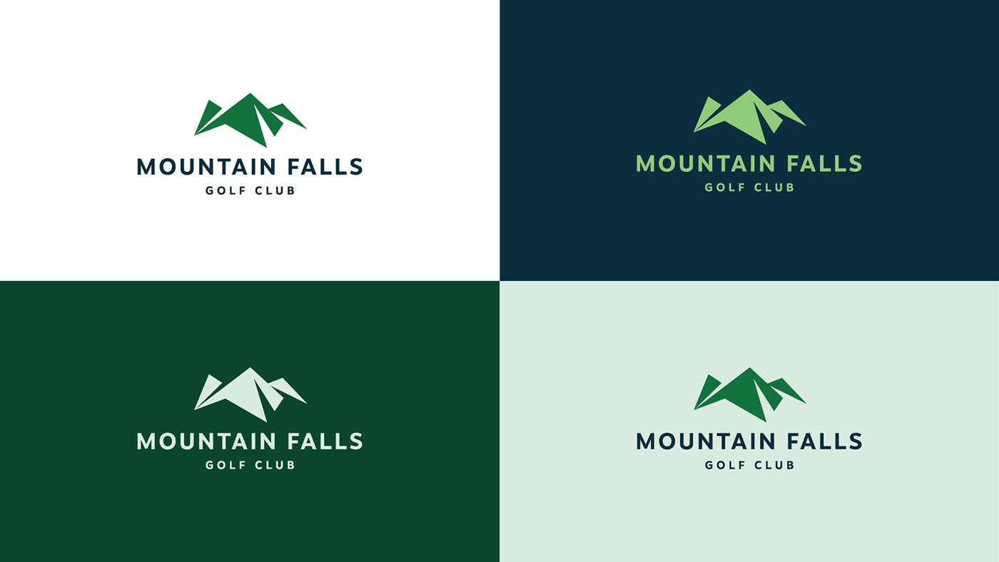 athletics brand design golf identity logo Logo Design mountain sports visual identity