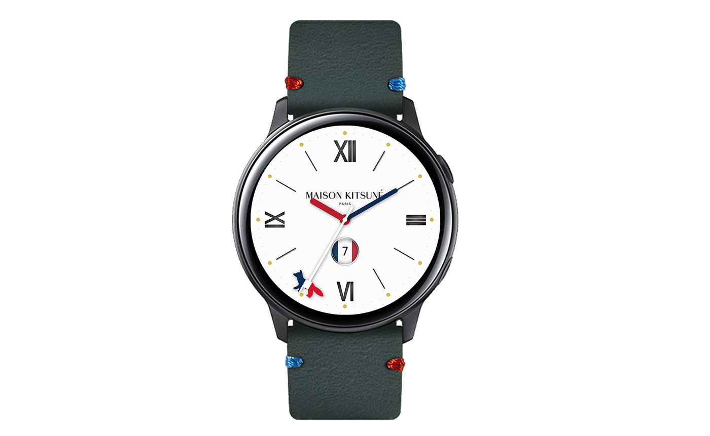 MRTIME watchface Smart watch ux UI portfolio Digital Contents Wearable masion kitsune