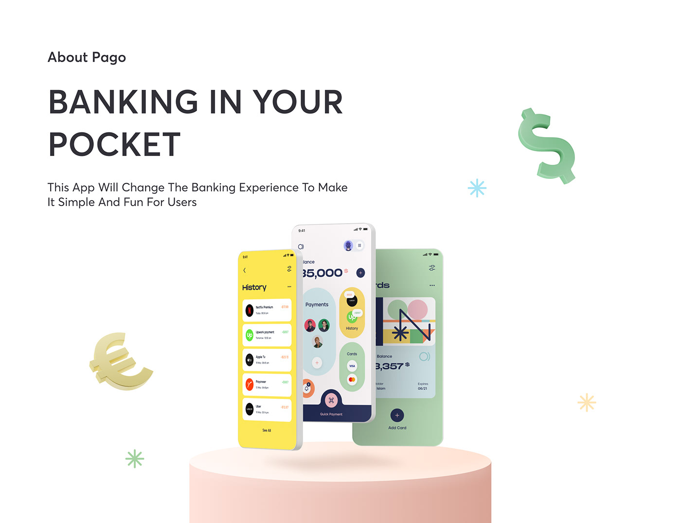 app banking banking app finance finance app Finance web Fintech ios mobile wallet Web
