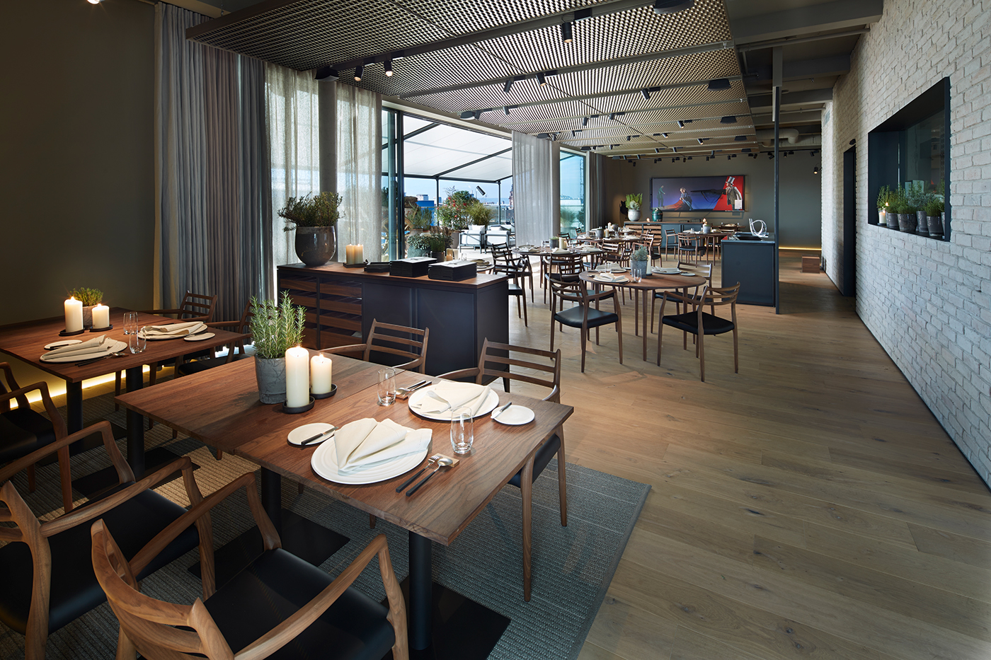 restaurant gastronomy architecture Interior design lifestyle haute cuisine enjoyment culture rooftop