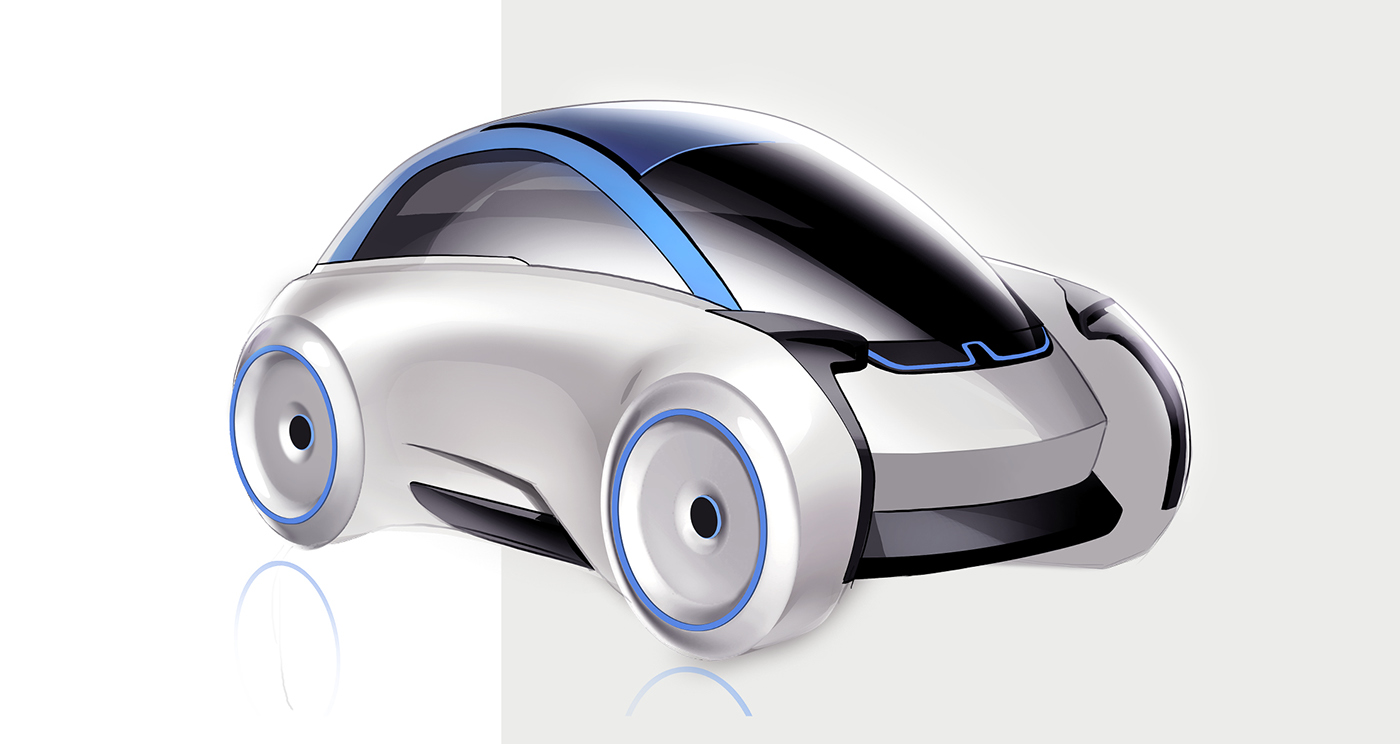 BMW i1 isetta retrodesign